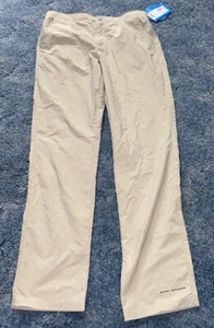 New Columbia Franklin Ridge Hiking Pants. Youth Boys Sz XL & Beige XB0102 - Picture 1 of 3
