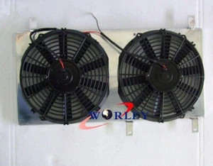 Aluminum Shroud Fans for MAZDA Miata MX5 NB 1.6L 1.8L Engine Manual 1998-2005 - Picture 1 of 5