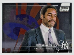 2022 Topps Stadium Club CHROME Dave Winfield #116 New York Yankees - Picture 1 of 2