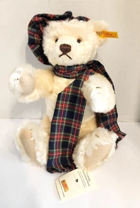 Steiff Vintage Winter Teddybär Colin Knurrer gelenkig echt Mohair - Bild 1 von 4