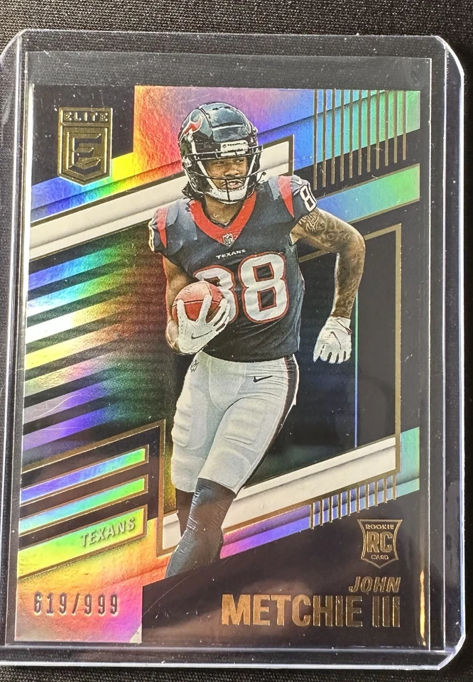 2022 Panini Donruss Elite John Metchie III Rookie Card #'d /999 Texans WR RC - Image 1 of 1