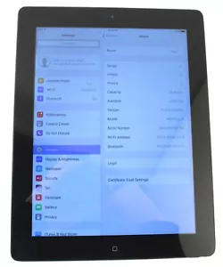 Apple iPad A1458 4th generation 32GB 9.7" Wifi Only Black Tablet; 6155250 - Picture 1 of 8