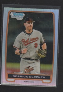 DERRICK BLEEKER  2012 BOWMAN CHROME DRAFT PICKS REFRACTOR CARD #BDPP157