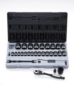 Dual Action 29pcs Metric Standard Socket Set 1/2" Drive 6pt 10mm - 36mm 10242901 - Picture 1 of 1