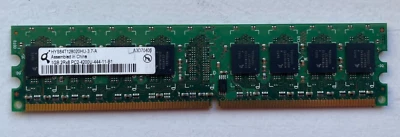  1Gb Micron 2Rx8 PC2 4200U 444 11 B1 HUS64T128020 3.7 A usata - Immagine 1 di 2