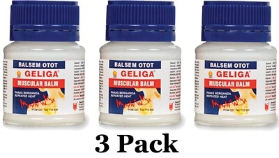 Geliga Muscular Balm 40g Balsem Otot *Stronger Than Tiger Balm*