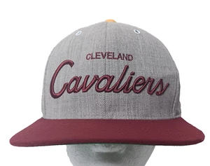 Cleveland Cavaliers Cap Hat Mitchell And Ness Wool Blend Flat Brim NBA Snap Back - Picture 1 of 19