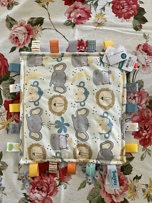 MARY MEYER TAGGIES 原装舒适 JUNGLE LOVEY 全新带标签 11 英寸 x 11 英寸 — 第 1/4 张图片