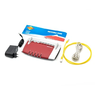 AVM FRITZBox 3390 450 Mbps 4-Port 1000 Mbps Wi-Fi 802.11a Router (20002568) - Bild 1 von 4