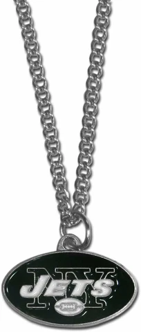 New York Jets Logo Necklace - NFL Football Fan Shop Sports Team Merchandise Cover