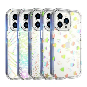 iPhone 13 Hybrid Full Body Case With Built-in Screen Protector - Picture 1 of 27
