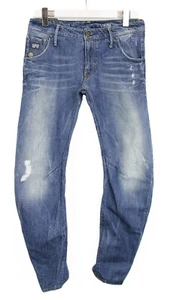 G-STAR ARC 3D Slim Jeans Men's W30/L32 Twisted Ripped Whiskers Faded Blue - Picture 1 of 10