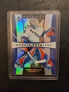 2005 06 Upper Deck Trilogy Rookie #431/999 Henrik Lundqvist New York Rangers