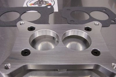 For GM Pontiac Tri Power Intake Adapter Large Rochester 2GC Carb to Holley 2300 - Image 1 of 4