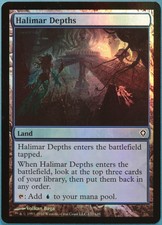 Halimar Depths FOIL Worldwake NM Land Common MAGIC CARD (ID# 225567) ABUGames