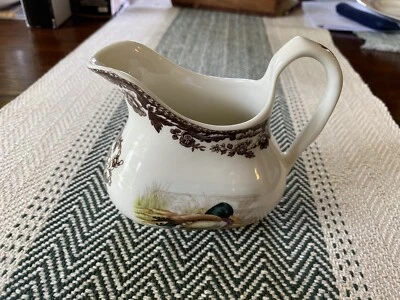 SPODE WOODLAND CREAMER MALLARD DUCK NEW - Image 1 of 3