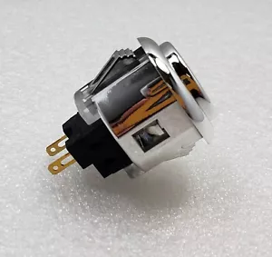 Japón Sanwa Botones de Arranque Plateados x 1 pieza OBSJ-24-AG Video Arcade Piezas - Imagen 1 de 8