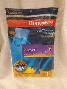 3 Pack HONEYWELL HOOVER UPRIGHT VACUUM BAGS TYPE  Y #H23273 Brand New