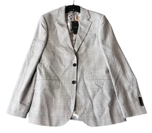 NEW Ted Baker London Mens Slim Fit Wool Blend Blazer Light Gray Size 2 US 36 NWT - Picture 1 of 4