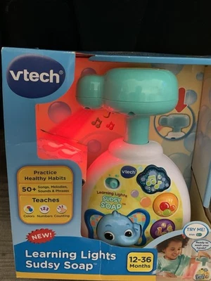 Vtech Learning Lights Sudsy Soap Toy Toddler 12-36 Months. Cause Effects Toy. - Image 1 of 4