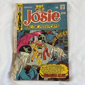 Archie Giant Series JOSIE AND THE PUSSYCATS #68 Comic 1973 Vintage - Picture 1 of 4