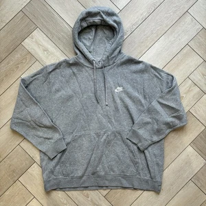Sudadera con capucha Nike gris esencial polar - talla XL - - Imagen 1 de 7