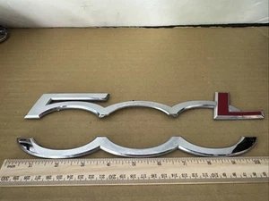 FREE SHIPPING OEM 2014-2017 Fiat 500L Rear Emblem Logo Badge - Picture 1 of 5