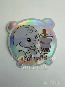 🔥🌸 Neopets x itsbobatime Kacheek Sticker (No Code) • It’s Boba Time Baby - Picture 1 of 2