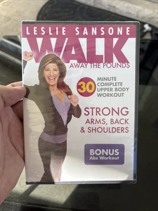 Leslie Sansone: Walk Away The Pounds Strong Arms, Back & Shoulders (DVD) Sealed - Bild 1 von 4
