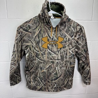 Under Armour Mossy Oak Sombra Hierba Hojas Camuflaje Sudadera con Capucha Sudadera con Capucha M Foto 1 de 4