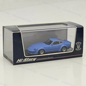 Hi-Story 1/43 NISSAN FAIRLADY Z 240ZG 1971 Blue Resin Model Car Collection - Picture 1 of 7