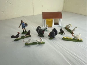 Gran Bretaña Gallinero Pollos Ganso y Agricultores Hija Huevos Coleccionista Escala 1:32 - Imagen 1 de 8