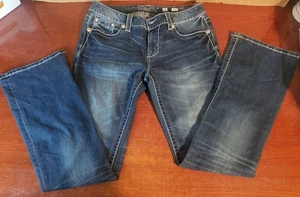 Miss Me Jeans Cool Canyon Signature Stretch Bootcut JP7779B size 31 x 34 - Picture 1 of 16