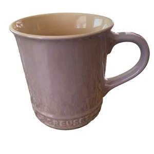 Le Creuset Stoneware Large Logo Coffee Mug Bluebell Purple New - Picture 1 of 7