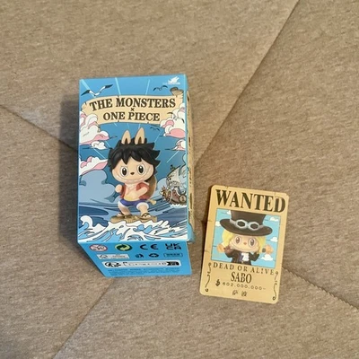 (Auténtico, Vendedor de EE. UU.) POP MART THE MONSTERS x ONE PIECE LABUBU - Sabo Foto 1 de 4