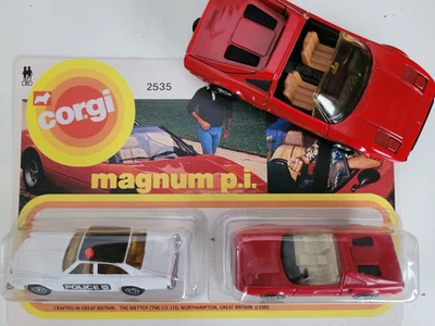 Corgi whizzwheels Juniors Magnum PI twin pack and large loose scale Ferrari - Image 1 of 4
