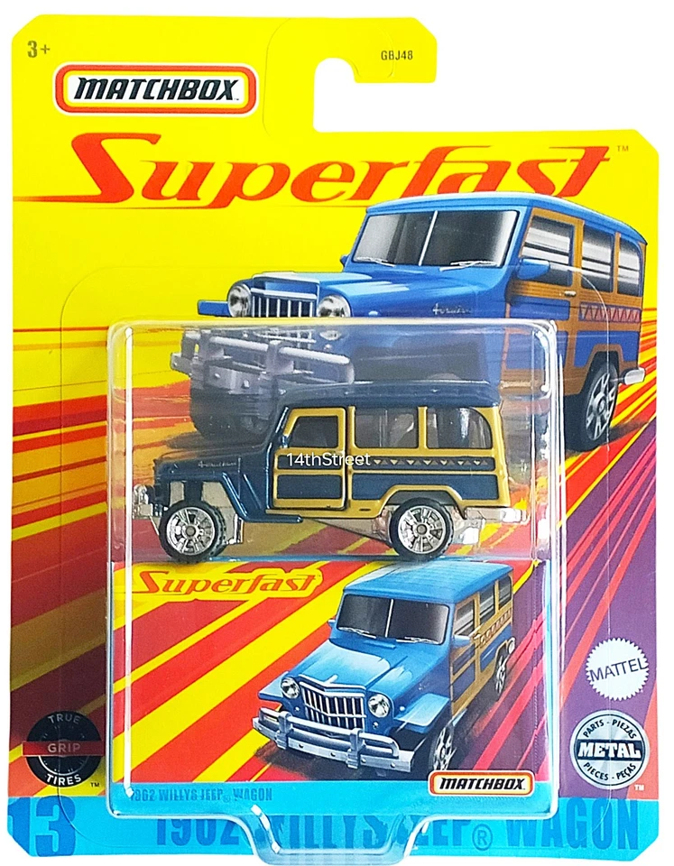 2020 Matchbox Superfast #13 - 1962 Willys Jeep Wagon - Image 1 of 1