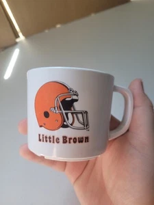 Vintage 1990s Cleveland Browns Logo Gold Ring Ceramic Coffee Mug Joe Flacco - Picture 1 of 6