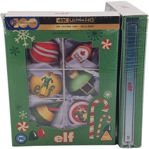 Elf Will Ferrell 4K Ultra HD + Blu-Ray Gold Edition Collector Numbered 2000 Ex - Picture 1 of 8
