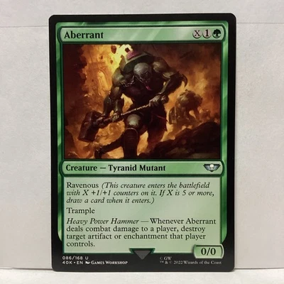MTG Aberrant Magic: The Gathering Warhammer 40K Uncommon #086 - Image 1 of 2