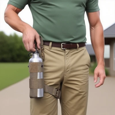 Funda para botella de agua Molle multifunción con soporte para gotas Mk9 Foto 1 de 4