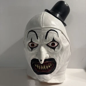 Terrifier Art the Clown Latex Mask Smile Nose Holes Horror Prop 2024 Spirit Rare - Picture 1 of 11