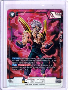 Dragon Ball TCG: Super Baby 1 (Alternate Art) Super Rare Ultra Limit FB04-108 NM - Picture 1 of 3