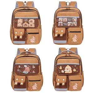 Waterproof Capybara Backpack Large Capacity Backpack School Bag For Students - Picture 1 of 16
