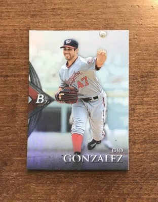 Gio Gonzalez 2014 Bowman Platinum #52 Washington Nationals - Image 1 of 2