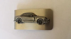 TVR Cerbera ref277 pewter effect car emblem on a stunning Money Clip - Picture 1 of 1