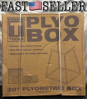 Body-Solid Plyo Box 30” Plyometric Fitness Steel Plyo Jump Box Training Home - Image 1 of 4