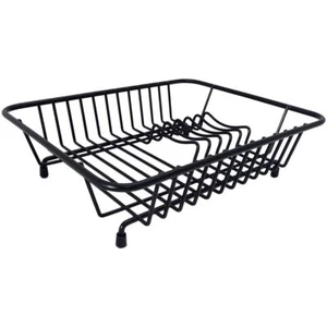Delfinware Compact Kitchen Dish Drainer White Stainless Steel Black Cream Grey - Picture 1 of 1