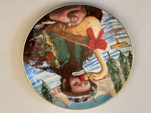 Original Emmett Kelly Circus Collection "Christmas Feast" Teller 1989 - Bild 1 von 3