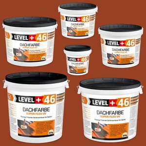 Dachfarbe Ziegelrot 1,5-25kg Sockelfarbe flexible Dachsanierung hochdeckend RM46 - Bild 1 von 28